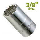 Hexa 헥사 3/8인치 12각 소켓